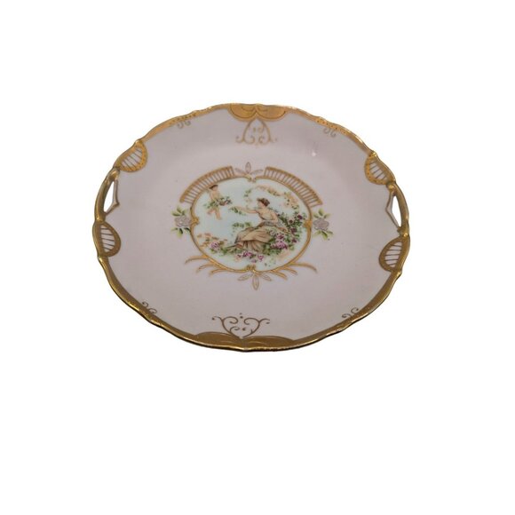 Vintage ARDALT Japan (Lenwile China) Hand Painted Dish Plate 7.25 - Picture 4 of 7